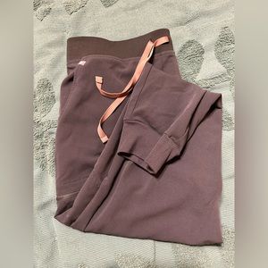 Figs charcoal zamora high waisted joggers